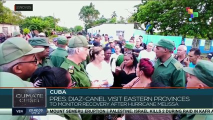 Cuba | Pres. Diaz-Canel visit eastern provinces affected by Hurricane Melissa