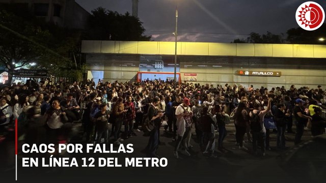Caos en Línea 12 del Metro: suspensión provoca caminata en vías y saturación en Tláhuac