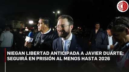 Javier Duarte seguirá en prisión