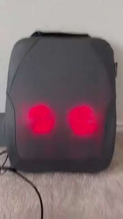 best Shiatsu back massager for pain relief, 4D kneading and up-and-down rolling movements, perfect for use on a chair. |  Review!