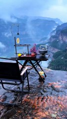 Relaxing Mountain Ambience – Peaceful Scenic View