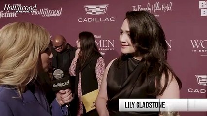 Lily Gladstone Gives Advice to Young Women in Entertainment Industry | Women in Entertainment 2023