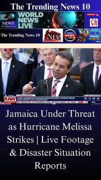 Hurricane Melissa Rampages Across Jamaica | LIVE News, Disaster Tracking & Relief Operations