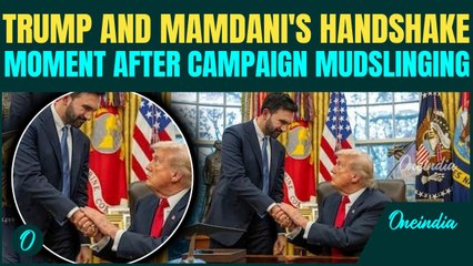 VIDEO: Trump–Mamdani SHOCK Handshake Stuns America After Months of Brutal NYC Mayoral Race