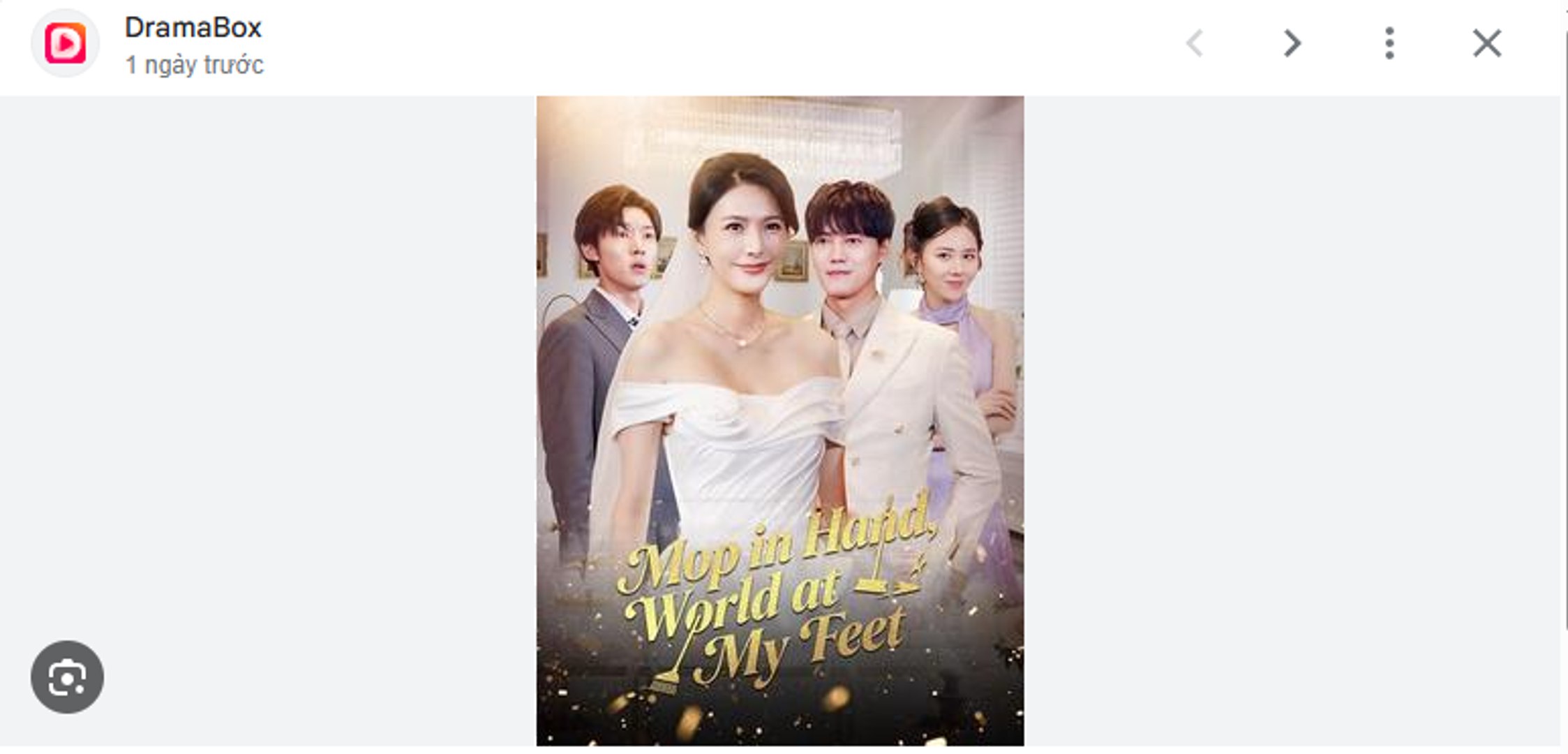 ⁣Mop in Hand World at My Feet Chinese Drama - English Sub
