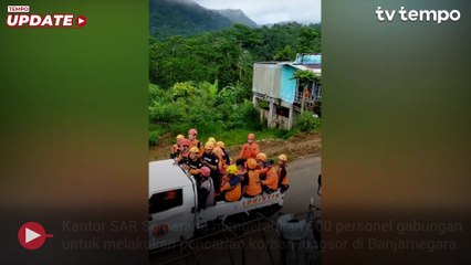 Tim SAR Masih Cari 18 Korban Longsor di Banjarnegara