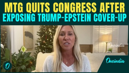 U.S BREAKING: Marjorie Taylor Greene QUITS Congress After Fallout With Trump Over Epstein Files