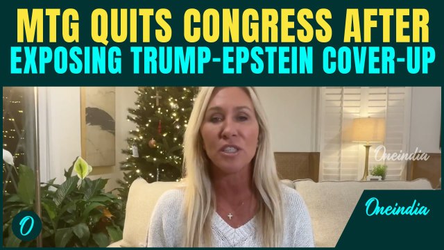 U.S BREAKING: Marjorie Taylor Greene QUITS Congress After Fallout With Trump Over Epstein Files