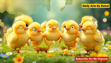 Five Little Chicks _ Nursery Rhymes For kids _ English Lyrics Song