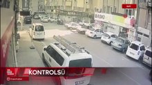 Kayseri'de dur levhasına uymadı, kazaya neden oldu