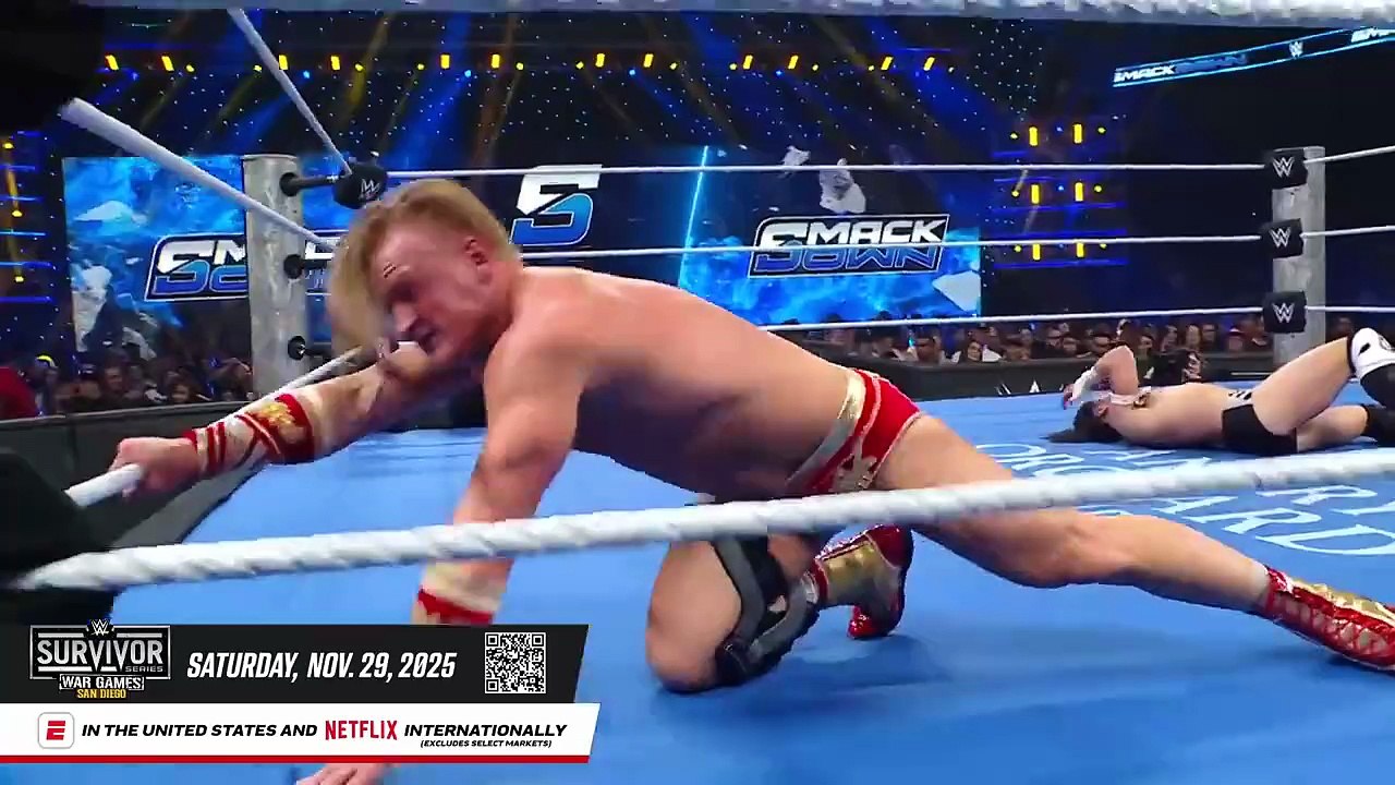 WWE SMACKDAWN 21 NOVEMBER 2025 ILJA DRAGUNOV VS JD MCDONAGH FULL MATCH