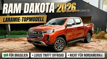 Neuer RAM Dakota 2026 Laramie – Luxus trifft Offroad
