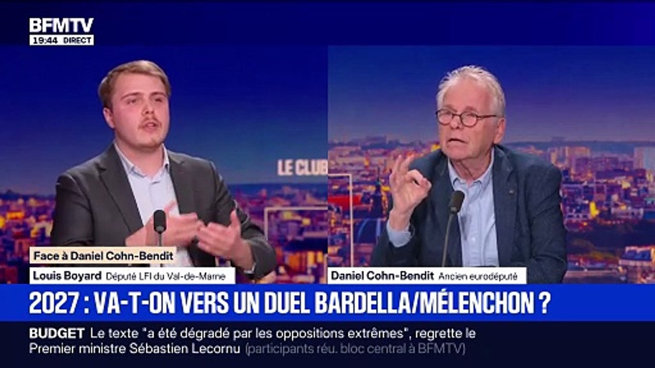 Tensions en direct - Daniel Cohn-Bendit tutoie et parle comme à un enfant à Louis Boyard de LFI qui se vexe provoquant l'ironie de l'éditorialiste de BFM TV : "Oh, mon petit.... Oh, mon petit chouchou...Ohlalala..."