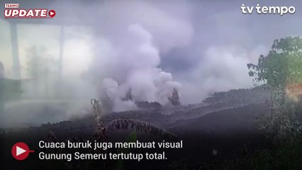Warga Diminta Waspada Lahar Dingin Semeru Capai Gladak Perak