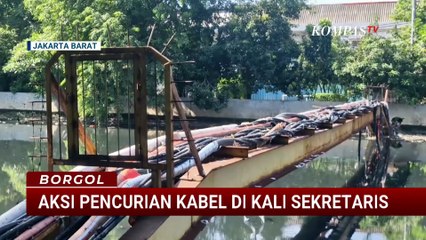 3 Pria Kepergok Warga Saat Curi Kabel di Kali Sekretaris | BORGOL