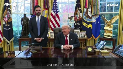 Trump incontra Mamdani: "Fascista io? Dica si, e' piu' facile"