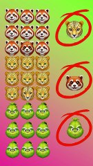 🎮🧠Find hidden emoji  eye test #EmojiChallenge #emoji #gameplay #emojichallenge #emojipuzzle 1