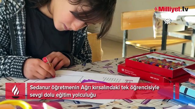 İstanbullu öğretmenin Ağrı Dağı'nın eteğindeki fedakarlığı: İlk göz ağrım