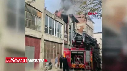 Bursa’da mobilya imalathanesinde çıkan yangın söndürüldü