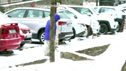 Arctic cold wave brings heavy snowfall to northern Spain