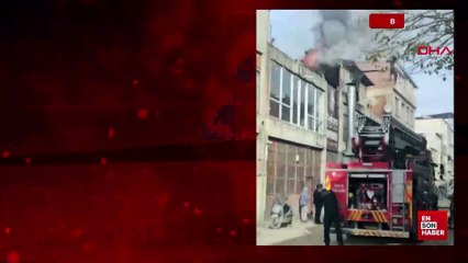 Bursa’da mobilya imalathanesinde çıkan yangın söndürüldü