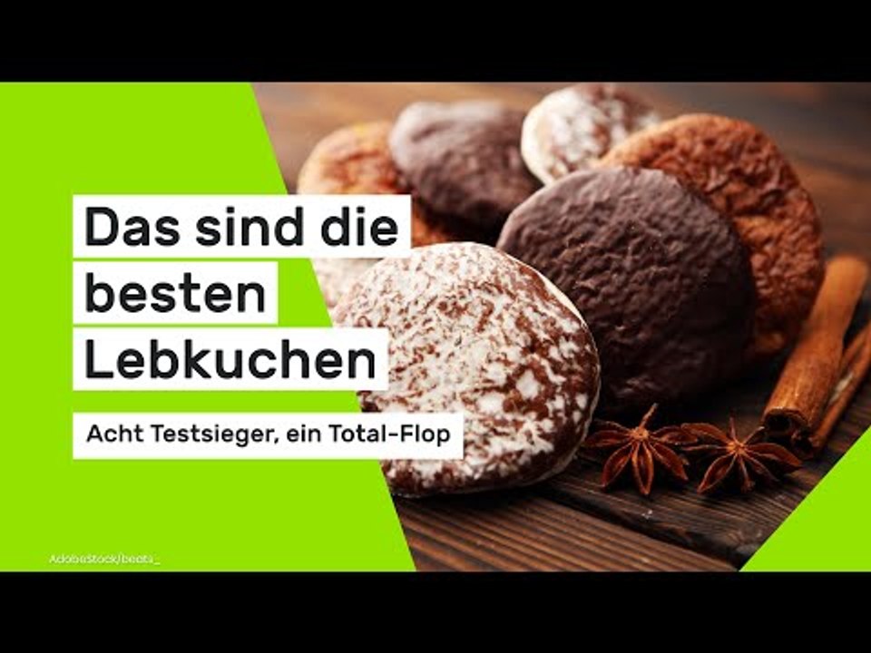 Ökotest im Dezember 2025: Acht Testsieger, ein Total-Flop - das sind die besten Lebkuchen
