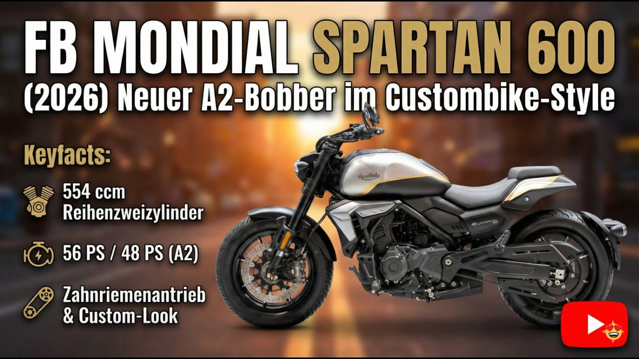 FB Mondial Spartan 600 (2026) – Alle Infos zum stylischen Einsteiger-Bobber