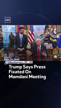 Trump Says Press Fixated On Mamdani Meeting