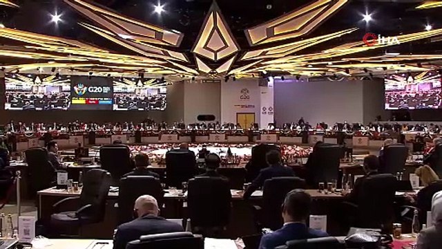 - Cumhurbaşkanı Erdoğan, G20 Liderler Zirvesi’nde konuştu.