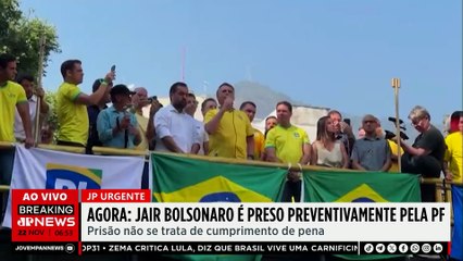 AGORA: Jair Bolsonaro é preso preventivamente pela Polícia Federal em Brasília