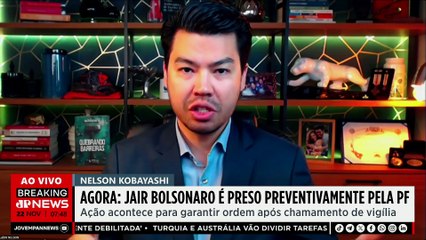 Prisão preventiva de Jair Bolsonaro repercute entre membros da direita; Kobayashi avalia