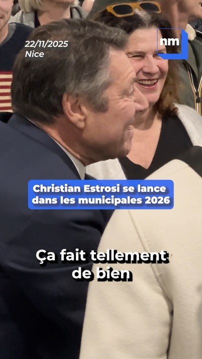 C'est officiel ! Christian Estrosi est candidat à un nouveau mandat et se lance dans la course pour 2026