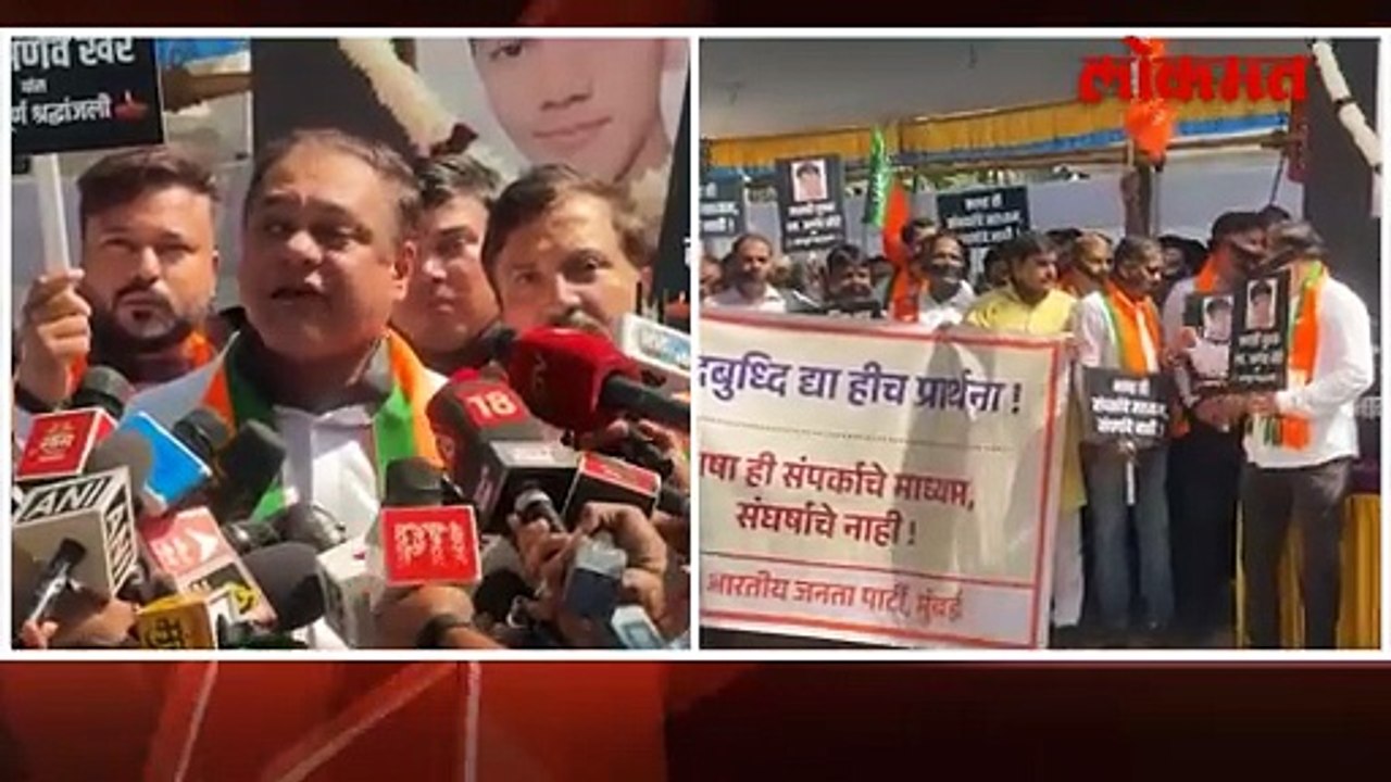 भाजपचा ठाकरे बंधूंच्या पक्षावर घणाघात हे पक्ष वाद निर्माण करुन माथी भडकवताय