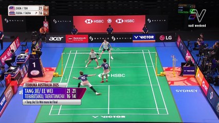 Tang Jie/ Ee Wei mara ke final Terbuka Australia 2025