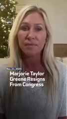 Marjorie Taylor Greene Resigns From Congress