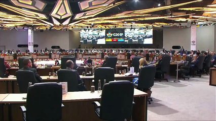 Sánchez interviene en la Cumbre del G20