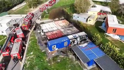 Yıldız Teknik Üniversitesi'nde korkutan yangın