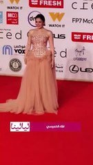 لقاء الخميسي تتألق في حفل ختام مهرجان القاهرة بإطلالة أنيقة ومفعمة بالجاذبية.