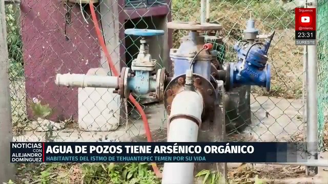 Istmo de Tehuantepec alerta por agua con arsénico en pozos