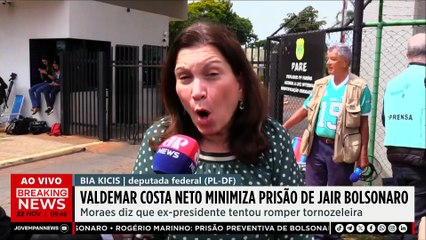 “Bolsonaro é quem está sofrendo golpe”, diz Bia Kicis após STF decretar prisão de ex-presidente
