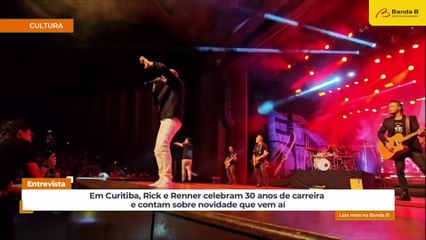 Em Curitiba, Rick e Renner celebram 30 anos de carreira e anunciam novidade