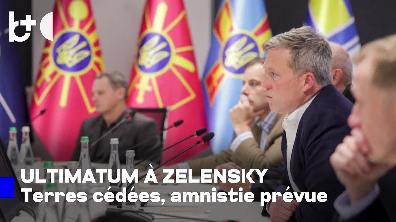 Zelenski doit accepter maintenant: l'Ukraine doit céder des territoires et limiter son armée