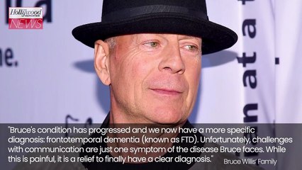 Bruce Willis’ Condition Worsens as Family Announces “Painful” Dementia Diagnosis | THR News