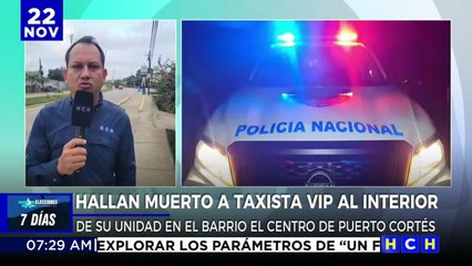 Dentro de su vehículo encuentran sin vida a taxista VIP en Puerto Cortés