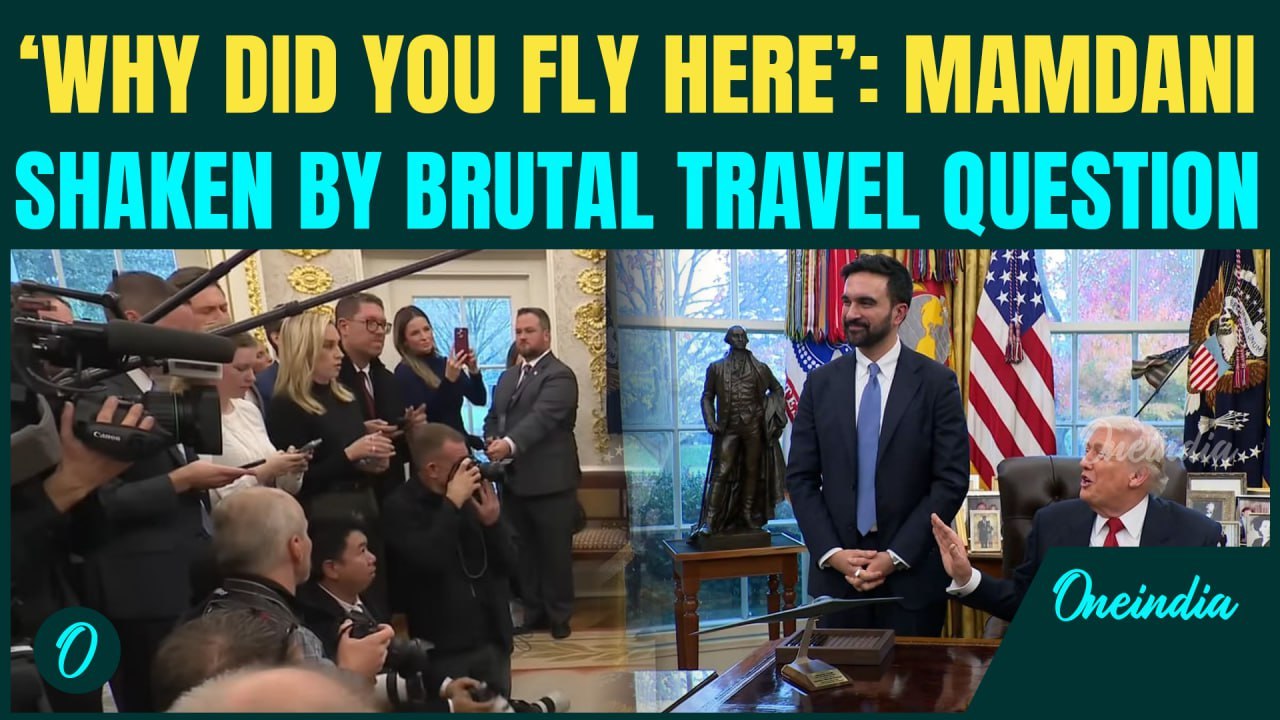 Mamdani BLINDSIDED by BRUTAL Question About Taking Flight to  D.C.- Trump JUMPS IN To Save Him