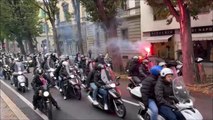 Fiorentina, il corteo-protesta dei tifosi viola