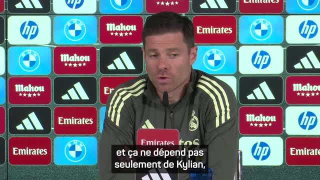 Real Madrid - Xabi Alonso : "Les buts ne dépendent pas que de Mbappé"