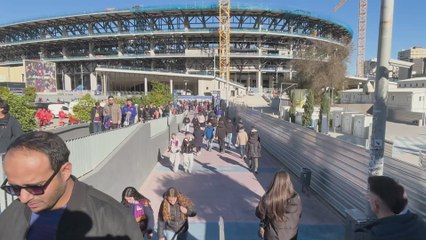 Los fans culés llegan al nuevo Spotify Camp Nou