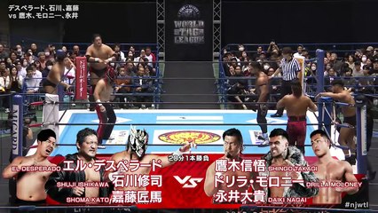 El Desperado, Shoma Kato & Shuji Ishikawa vs. Daiki Nagai, Drilla Moloney & Shingo Takagi: NJPW World Tag League 2025 Day 2 (11/22/2025)