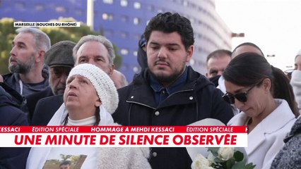 Marseille : une minute de silence observée lors de la marche blanche en hommage à Mehdi Kessaci